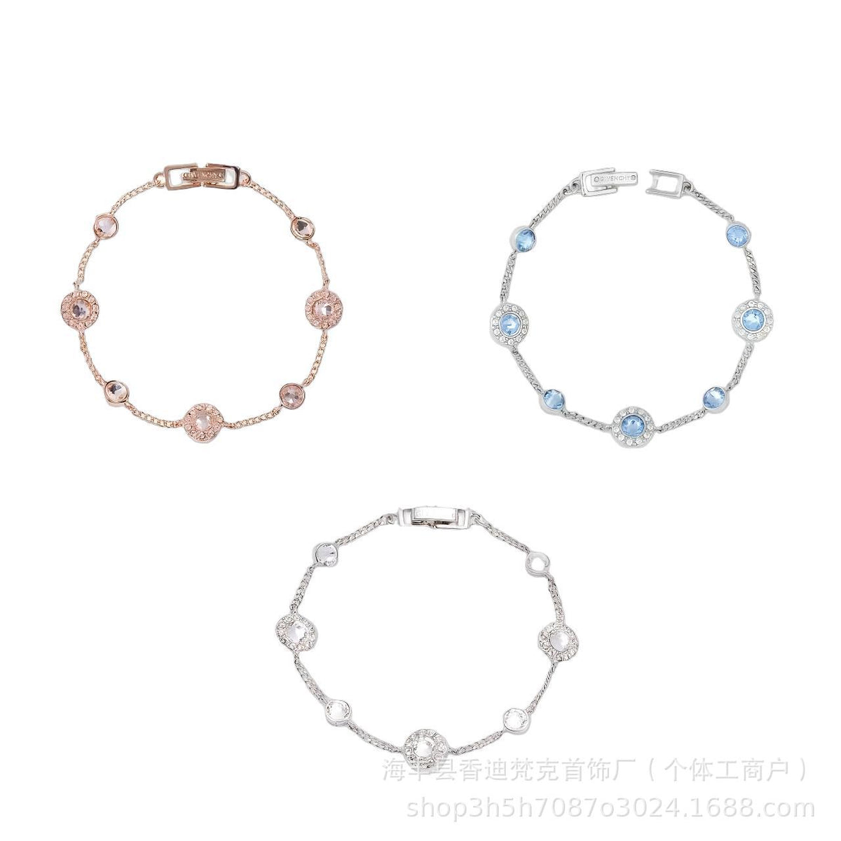 Cubic zirconia tennis bracelet – styling view 43