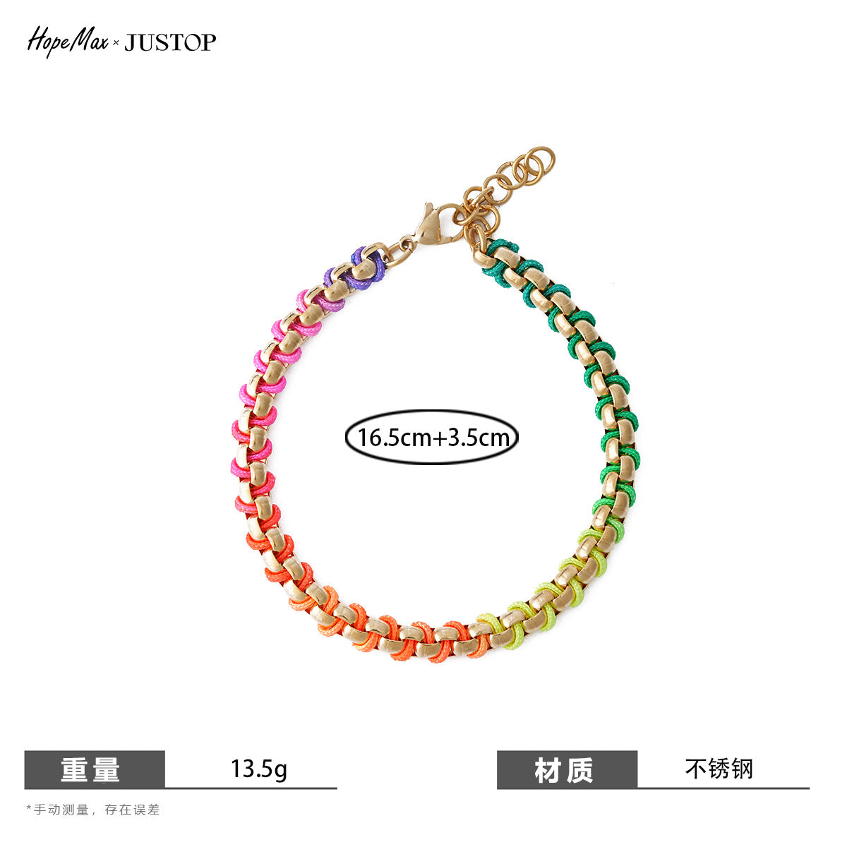 Handmade braided rope bracelet with pearl beads – styling view 15