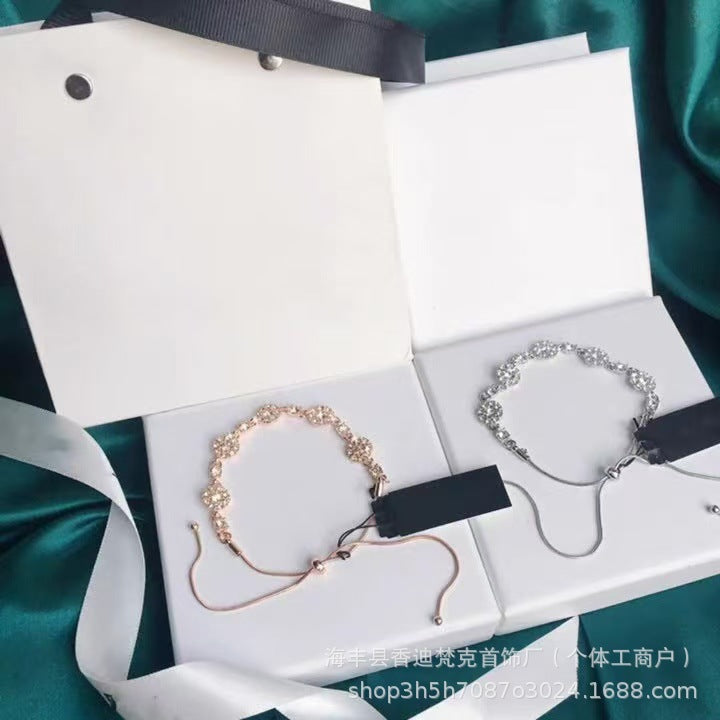 Cubic zirconia tennis bracelet – styling view 49