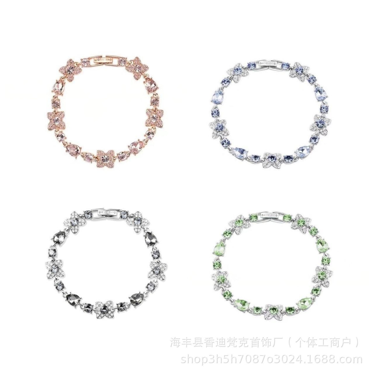 Cubic zirconia tennis bracelet – styling view 41