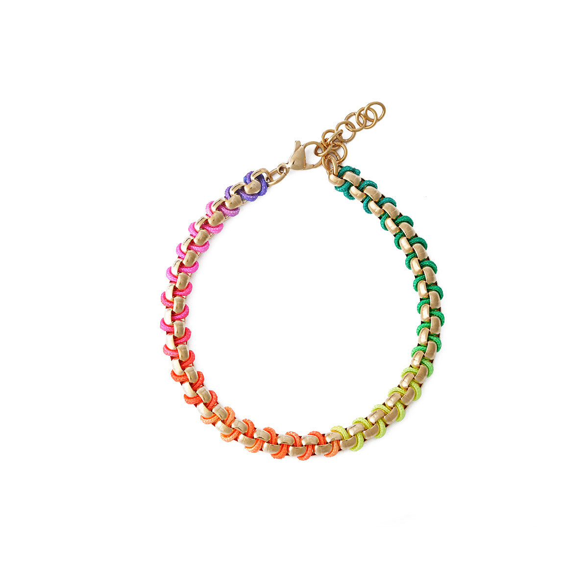 Handmade braided rope bracelet with pearl beads – Navy Blue